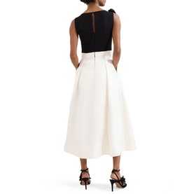 Perla Ruffle Flared Dress