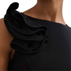 Perla Ruffle Flared Dress