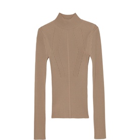 Nancy Ribbed Knitted Sweater