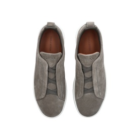 Triple Stitch Suede Trainers