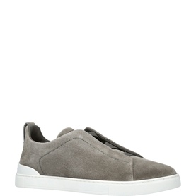 Triple Stitch Suede Trainers