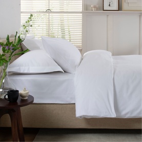 800 Thread Count Fitted Sheet White
