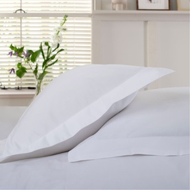 800 Thread Count King Oxford Pillowcase White
