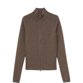 Ava Knitted Zip-Through Sweater