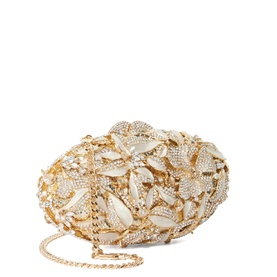 Extravagant Embellished Hard Case Clutch