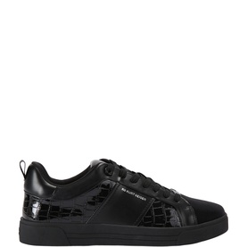 Noah Croc-Embossed Patent Trainers