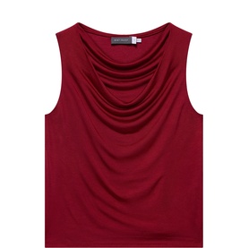 Draped Cowl Tank Top