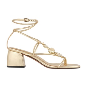 Caya Leather Block Heels