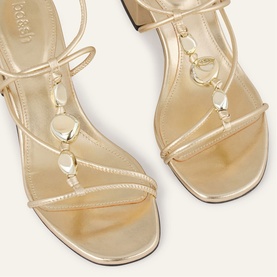 Caya Leather Block Heels