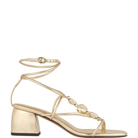 Caya Leather Block Heels