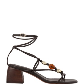 Caya Leather Block Heels