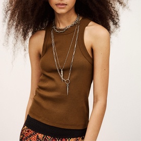 Cynda Ribbed Tank Top