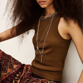 Cynda Ribbed Tank Top