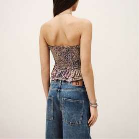 Pretty Paisley Off The Shoulder Top