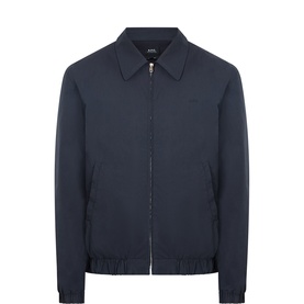 William Logo Zip Bomber Jacket