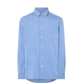 Malo Logo Striped Shirt