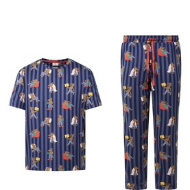 Nap Bandit Wolf Long Pyjama Set