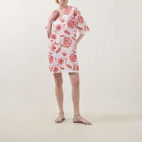 Levia Embroidered Mini Dress
