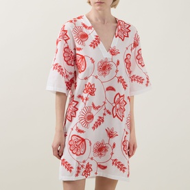 Levia Embroidered Mini Dress