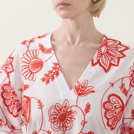 Levia Embroidered Mini Dress