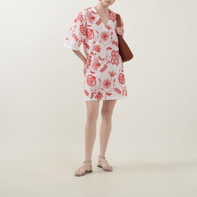 Levia Embroidered Mini Dress