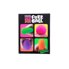 Teenie Fuzz Ball Assorted Four-Pack Sensory Toy