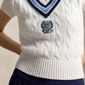 Cable Knit Vest