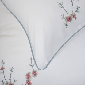 Cherry Blossom Duvet Set Teal