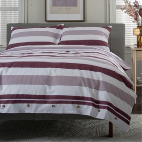Next Level Duvet Set Burgundy