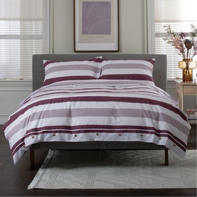 Next Level Duvet Set Burgundy