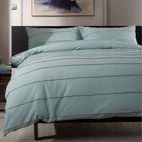 On The Line Duvet Set Duck Egg