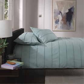 On The Line Duvet Set Duck Egg