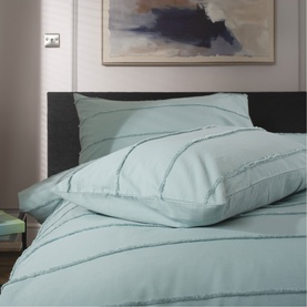 On The Line Duvet Set Duck Egg