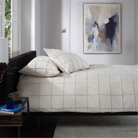 Square Up Duvet Set Natural