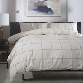 Square Up Duvet Set Natural