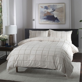 Square Up Duvet Set Natural