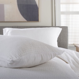 Tilly Texture Duvet Set White