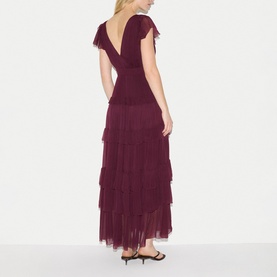 Frill Plisse Dress