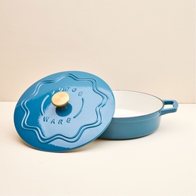 Judgeware Enamelled Cast Iron Shallow Casserole 28cm