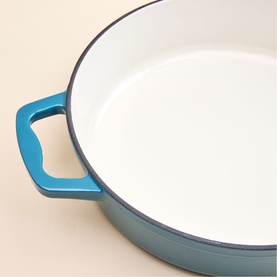 Judgeware Enamelled Cast Iron Shallow Casserole 28cm