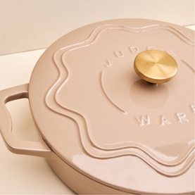 Judgeware Enamelled Cast Iron Shallow Casserole 28cm