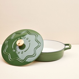 Judgeware Enamelled Cast Iron Shallow Casserole 28cm