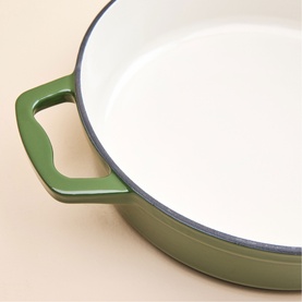 Judgeware Enamelled Cast Iron Shallow Casserole 28cm