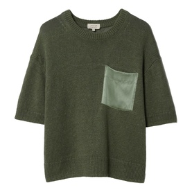 Silk Patch Pocket Top