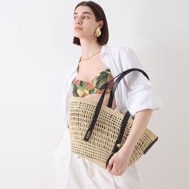 Braid Medium Braid Basket Bag