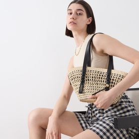 Braid Small Braid Basket Bag