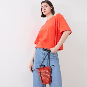 Braid Pocket Crossbody Bag