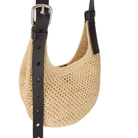 Punch Hole Mini Crossbody Bag