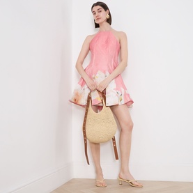 Punch Hole Small Crossbody Bag