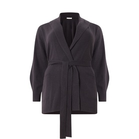Leone Cashmere Tie-Front Cardigan
